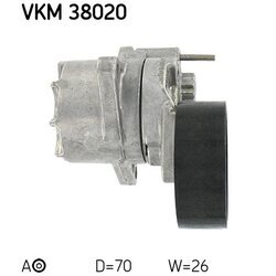 Napínacia kladka rebrovaného klinového remeňa SKF VKM 38020 - obr. 2