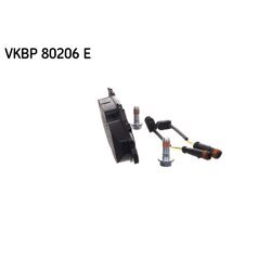 Sada brzdových platničiek kotúčovej brzdy SKF VKBP 80206 E - obr. 3