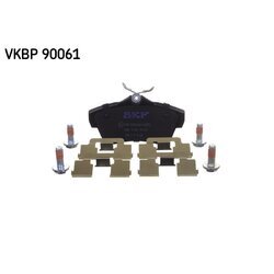 Sada brzdových platničiek kotúčovej brzdy SKF VKBP 90061