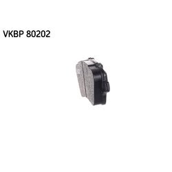 Sada brzdových platničiek kotúčovej brzdy SKF VKBP 80202 - obr. 3
