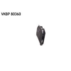 Sada brzdových platničiek kotúčovej brzdy SKF VKBP 80360 - obr. 1