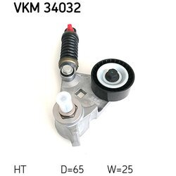 Napínacia kladka rebrovaného klinového remeňa SKF VKM 34032