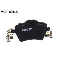 Sada brzdových platničiek kotúčovej brzdy SKF VKBP 80118 - obr. 2