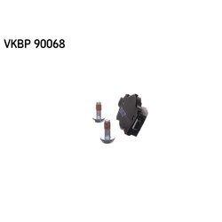 Sada brzdových platničiek kotúčovej brzdy SKF VKBP 90068 - obr. 1