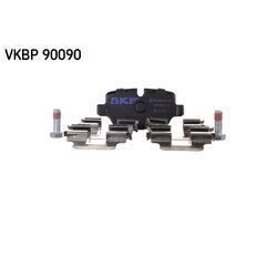 Sada brzdových platničiek kotúčovej brzdy SKF VKBP 90090