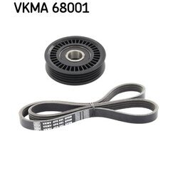 Ozubený klinový remeň - Sada SKF VKMA 68001