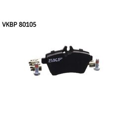 Sada brzdových platničiek kotúčovej brzdy SKF VKBP 80105 - obr. 2