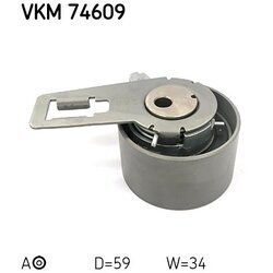 Napínacia kladka ozubeného remeňa SKF VKM 74609 - obr. 1