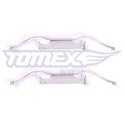 Sada príslušenstva obloženia kotúčovej brzdy TOMEX Brakes TX 43-82