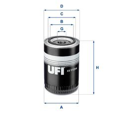 Olejový filter UFI 23.112.00
