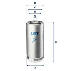 Palivový filter UFI 24.396.00