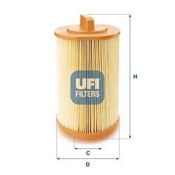Vzduchový filter UFI 27.486.00