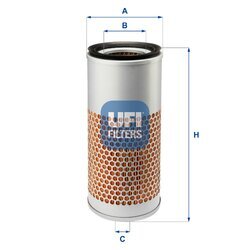 Vzduchový filter UFI 27.584.00