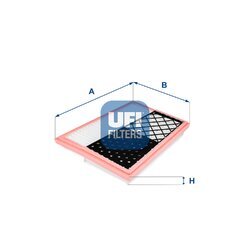 Vzduchový filter UFI 30.462.00