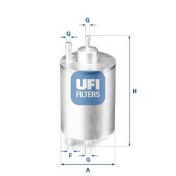 Palivový filter UFI 31.841.00