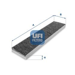 Filter vnútorného priestoru UFI 54.118.00