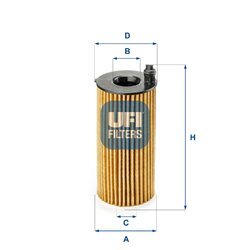 Olejový filter UFI 25.188.00
