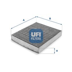 Filter vnútorného priestoru UFI 54.136.00