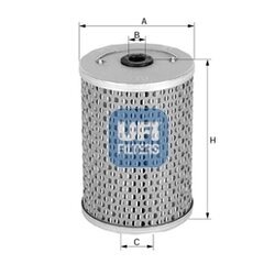 Olejový filter UFI 25.530.00