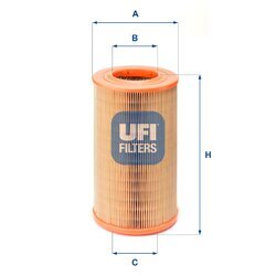 Vzduchový filter UFI 27.524.00