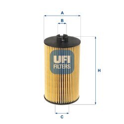 Olejový filter UFI 25.007.00
