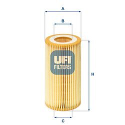 Olejový filter UFI 25.013.00