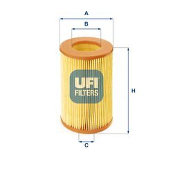 Vzduchový filter UFI 27.386.00