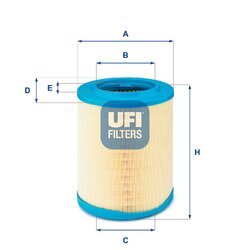 Vzduchový filter UFI 27.606.00