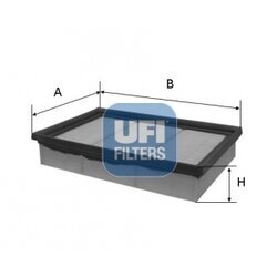 Vzduchový filter UFI 30.396.00