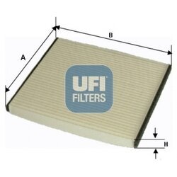 Filter vnútorného priestoru UFI 53.184.00