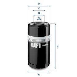 Olejový filter UFI 23.305.00