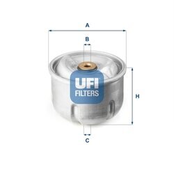 Olejový filter UFI 25.901.00