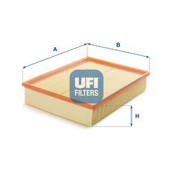 Vzduchový filter UFI 30.268.00
