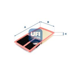 Vzduchový filter UFI 30.342.00