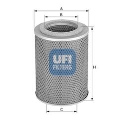 Olejový filter UFI 25.455.00