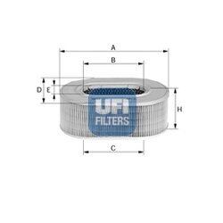 Vzduchový filter UFI 27.079.00