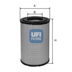 Vzduchový filter UFI 27.550.00