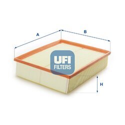Vzduchový filter UFI 30.509.00