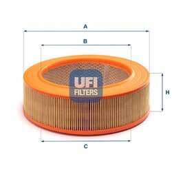 Vzduchový filter UFI 30.843.01