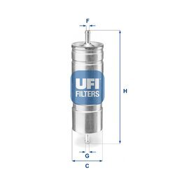 Palivový filter UFI 31.508.00