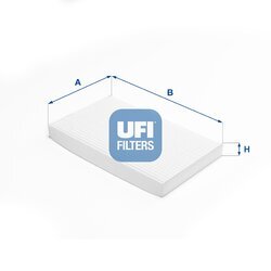 Filter vnútorného priestoru UFI 53.388.00
