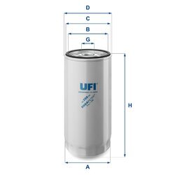 Olejový filter UFI 23.288.00