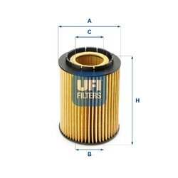 Olejový filter UFI 25.010.00