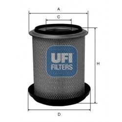 Vzduchový filter UFI 27.638.00