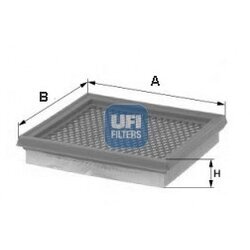 Vzduchový filter UFI 30.250.00
