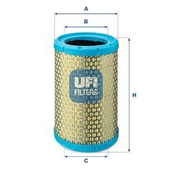 Vzduchový filter UFI 27.273.00