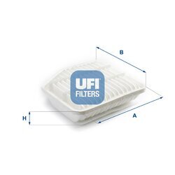 Vzduchový filter UFI 30.453.00