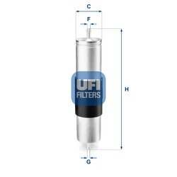 Palivový filter UFI 31.839.00