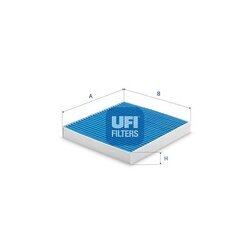 Filter vnútorného priestoru UFI 34.167.00