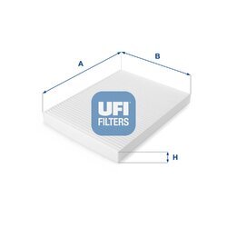 Filter vnútorného priestoru UFI 53.006.00